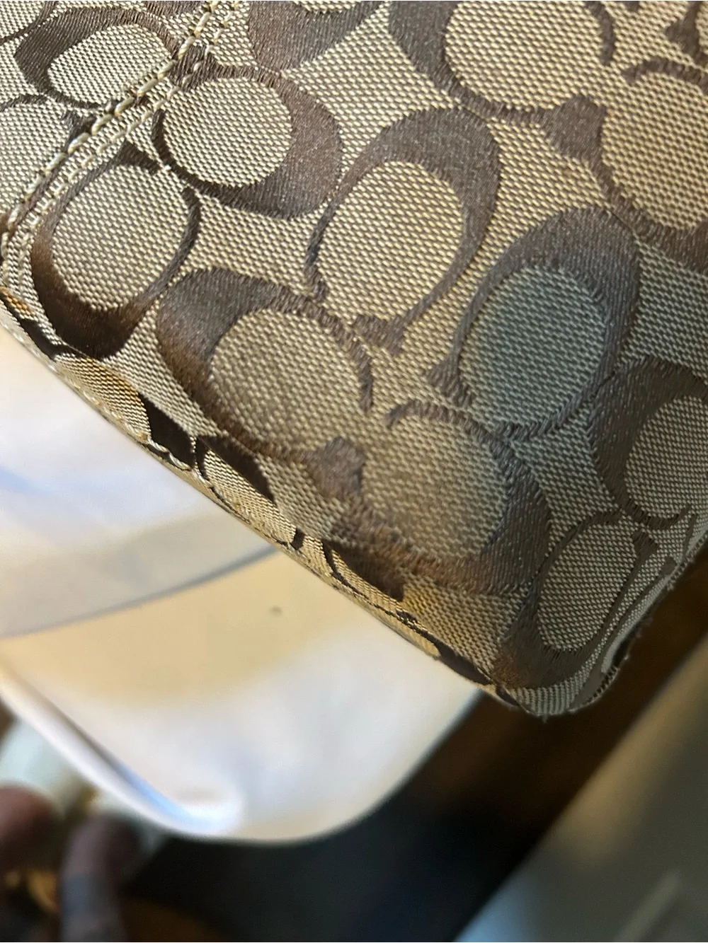Coach Bleeker Signature Duffle Hobo Bag 11437